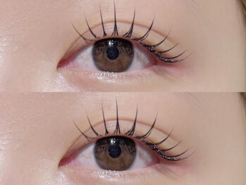 プラスエリマ 四日市(Plus Elima)の写真/最新技術LEDエクステでキープ力抜群♪専用のグルーをLEDで硬化することで刺激も軽減、モチも◎