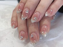 ビジューネイル(bijou nail)/2月定額デザイン
