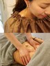 【冷え、ぽっこりお腹撃退】黄土よもぎ蒸し+腸もみ計60分/ペア割◎