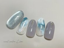 リアン(Lien)の雰囲気（ブルー//ラメ/グラデーション/キラキラ/マグネット）