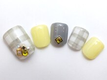 ネイルサロン ドレリッチ 大宮店(drerich)/【7990】ギンガムチェックFOOT