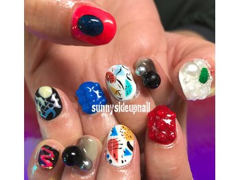 サニーサイドアップ ネイル(Sunny SideUp nail)/80s pop art.