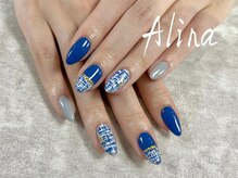 エリナネイルサロン池袋(Alina Nail Salon)/ツイードネイル