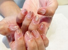 ネイルサロン イントゥ(into_)/秋色　ニュアンス　ミラー　マグ