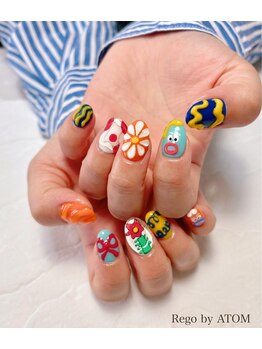 リゴーバイアトム(Rego by ATOM)/ガチャガチャネイル
