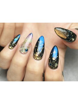 手描きアートが得意なサロン