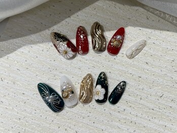 ネイルサロン リベラ(Libera)/成人式ネイル/オーダーチップ