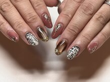 サロン アクセシブル(salon ACCESSIBLE)/ツイードネイル