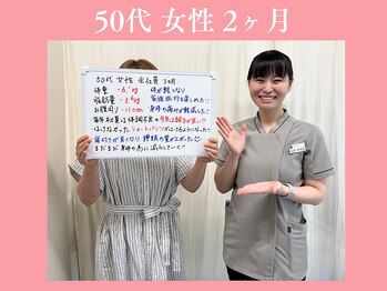 整体なかきど 広川店/50代女性 体重-6.1kg♪