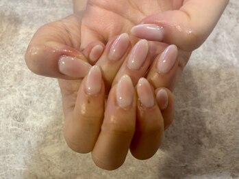 春チークネイル