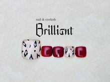 ネイルアンドまつげエクステのお店 ブリリアント 草加(Brilliant)/Foot 　定額11000円コース