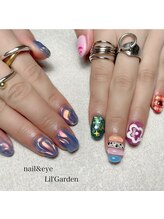 リルガーデン 新宿南口(Lil' Garden)/カラフルぷっくりネイル