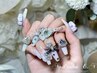 【ジェルオフ無料】パーツつけ放題/デザインやり放題　10900円【HAND】