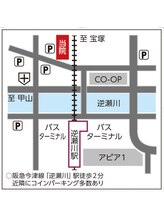 ランウォーク 宝塚逆瀬川院(RunWalk)/【逆瀬川駅からの地図】約100歩
