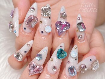 ネイルマフィア 新宿(NAIL MAFIA)の写真/《韓国・ワンホン・ちゅるん系からガーリー可愛い系まで》愛されネイルもお任せください♪