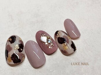 ルークネイル 恵比寿店(LUKE NAIL)/くすみアニマルネイル 夏秋冬