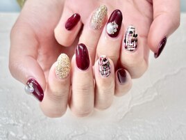 【Mi6】ボルドーネイル