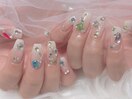 宝石ネイル