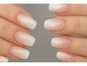 【RICO限定】☆ネイル☆白グラデーション ¥5,000(オフ込)