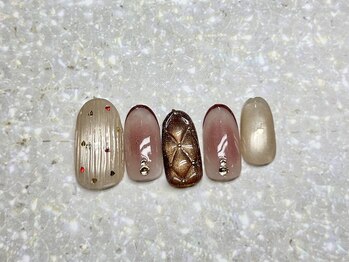 アルク バイ ネオリーブ 荻窪店(arc by neolive)/1月定額/バレンタインネイル