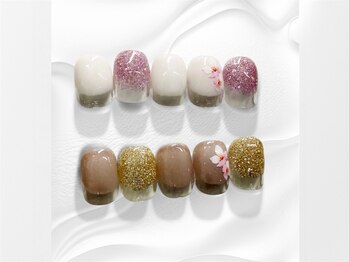 ユメノソラ 越谷店(yumeno空)/塗りかけデザイン ¥3900