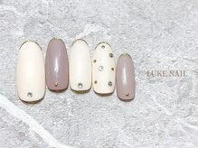 パラジェル・フィルイン導入店　LUKE NAIL Ginza【ルークネイルギンザ】/シンプルアートコース