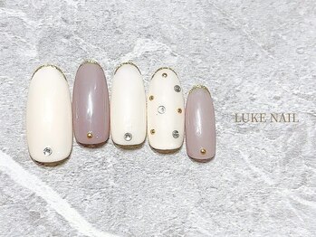 パラジェル・フィルイン導入店　LUKE NAIL Ginza【ルークネイルギンザ】/シンプルアートコース