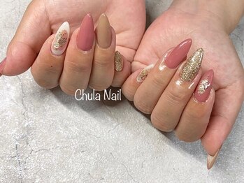 春ネイル/シェルネイル
