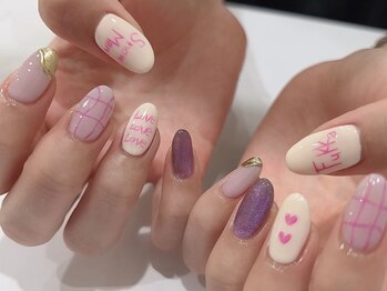 エイト アイラッシュアンドネイル 大宮店(eight)/落書き推しネイル