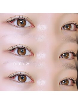 メロー(mel:ow)/目尻流しデザイン！