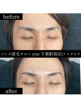 ユー 千葉駅前店(you)/メンズ眉毛/メンズ眉/千葉駅