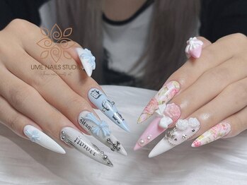 ウメネイルスタジオ(UME NAIL STUDIO)/長さだしやり放題×つけ放題