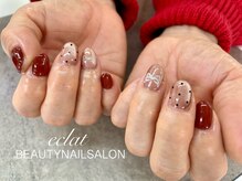 エクラ 楠葉店(eclat)/ボルドーネイル