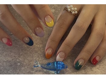 ゆびノさき オモテサンドウ(ゆびノさき+omotesando)/カラフルフレンチ