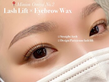 ミニオン 大宮2号店(minion)/アイブロウWax＋まつ毛パーマ