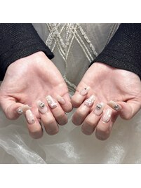 ちゅるちゅるガーリーネイル