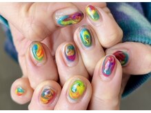 ブランシュ 藤沢(Blanche)/オーダーメイドネイル タイダイ