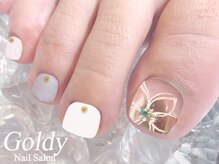 ネイルサロン ゴールディ(NAIL SALON GOLDY)/FOOT華やかコース