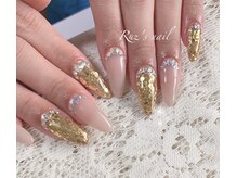 ラズネイル(RUZ'S NAIL)/【秋本】夏キラキラネイル