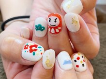 エスネイル(Snail)/お正月ネイル