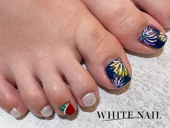 ホワイトネイル 武蔵小杉店(WHITE NAIL)/フット/フットネイル/持ち込み
