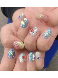 きらきらネイル