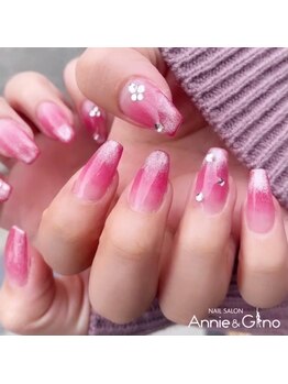 ネイルサロン アニーアンドジーノ(NAIL SALON Annie&Gino)/マグネット×グラデーション