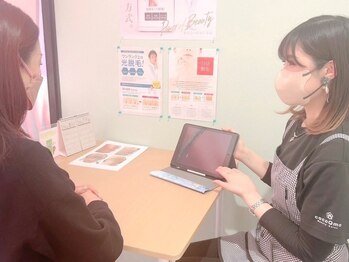 ココキューモオオズ(cocoQmo ozu)の写真/ 【大洲市No.1サロン】ワキ脱毛体験¥500～◎近隣からの脱毛初心者が多数ご来店♪安心してお任せ下さい◎ 