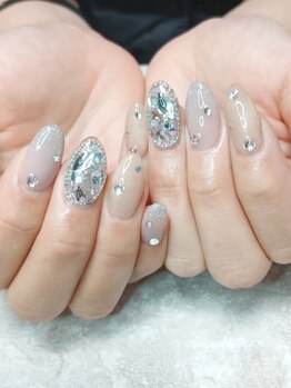 ラバーズネイル(Lover's Nail)の写真/シンプルだけど一味違うネイルを◆【ワンカラー・グラデーション ケア込¥3900~】色味の相談もOK♪