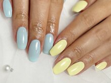 ララン(Laran)/パステルアシンメトリーネイル
