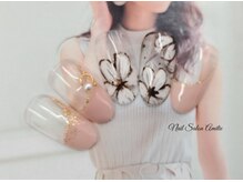 ネイルサロン アミティエ(Nail Salon Amitie)/大人上品ゴージャスflower nail