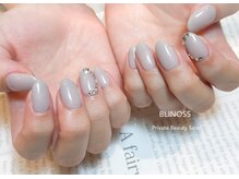 ブリノス(BLINOSS)/ワンカラー×ストーンデザイン