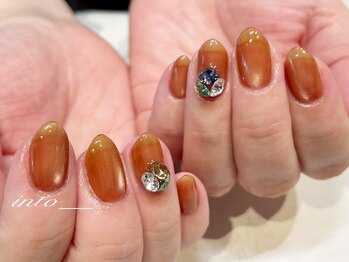 ネイルサロン イントゥ(into_)/プランパー98 ビジュー