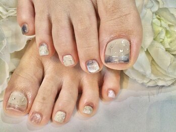 フリースタイル(Free Style)/☆ミラーアートのアシメフット☆